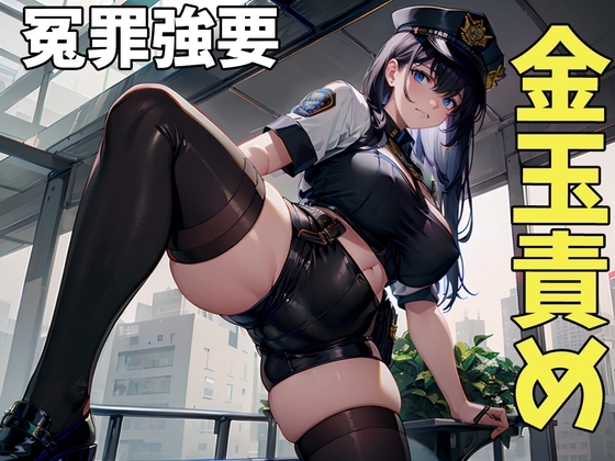 女性警官の金玉責め冤罪誘導~私がやりましたって言えば止めてあげる