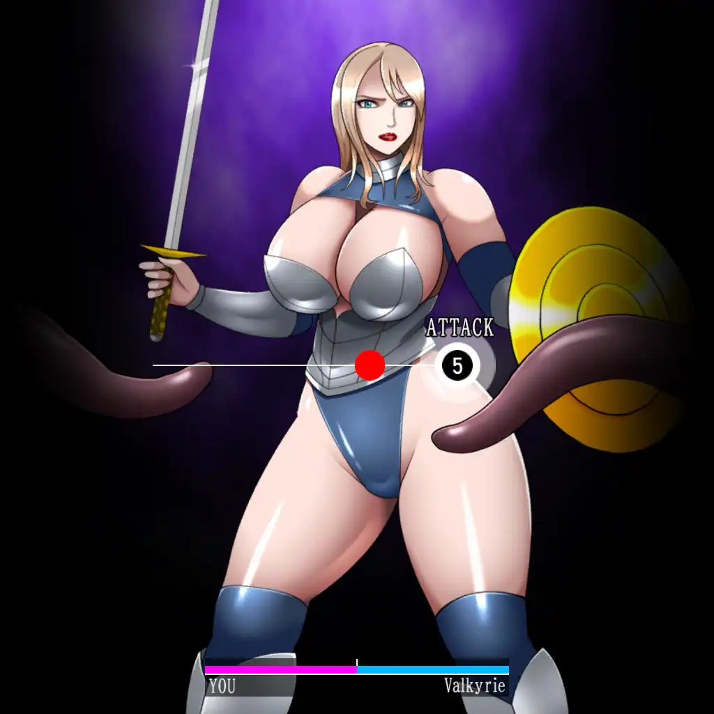 Knightess VS Tentacle Monster image 1 