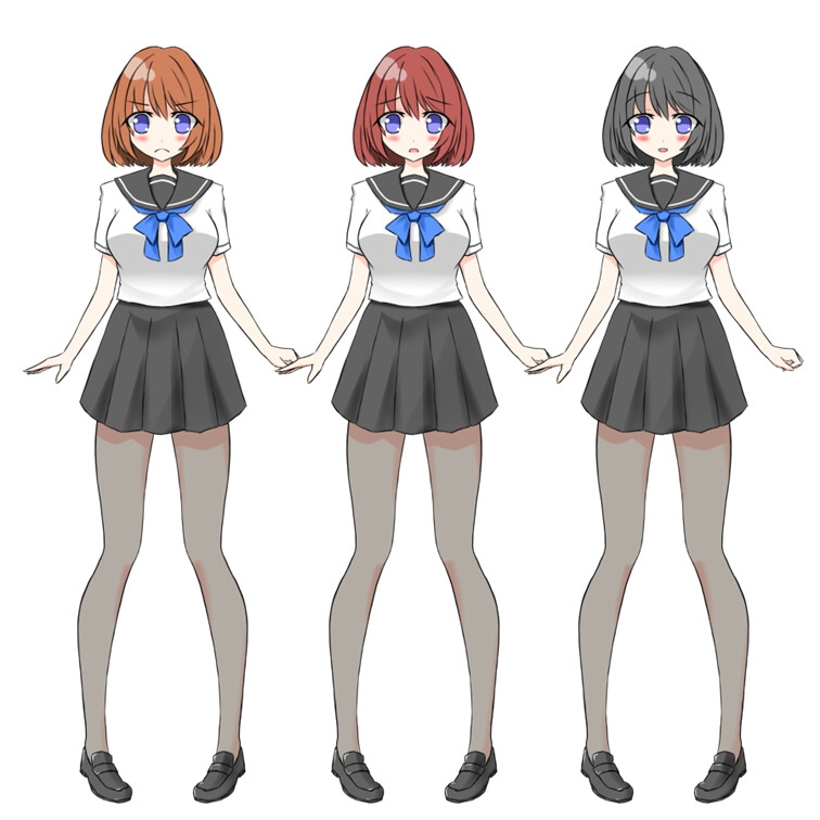 立ち絵素材06学生