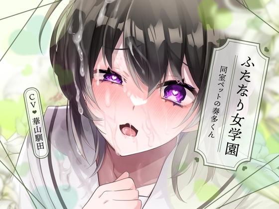 【無知×全校見せつけえっち×ふたなり女子攻め】ふたなり女学園~同室ペットの奏多くん~【KU100/華山馴田】