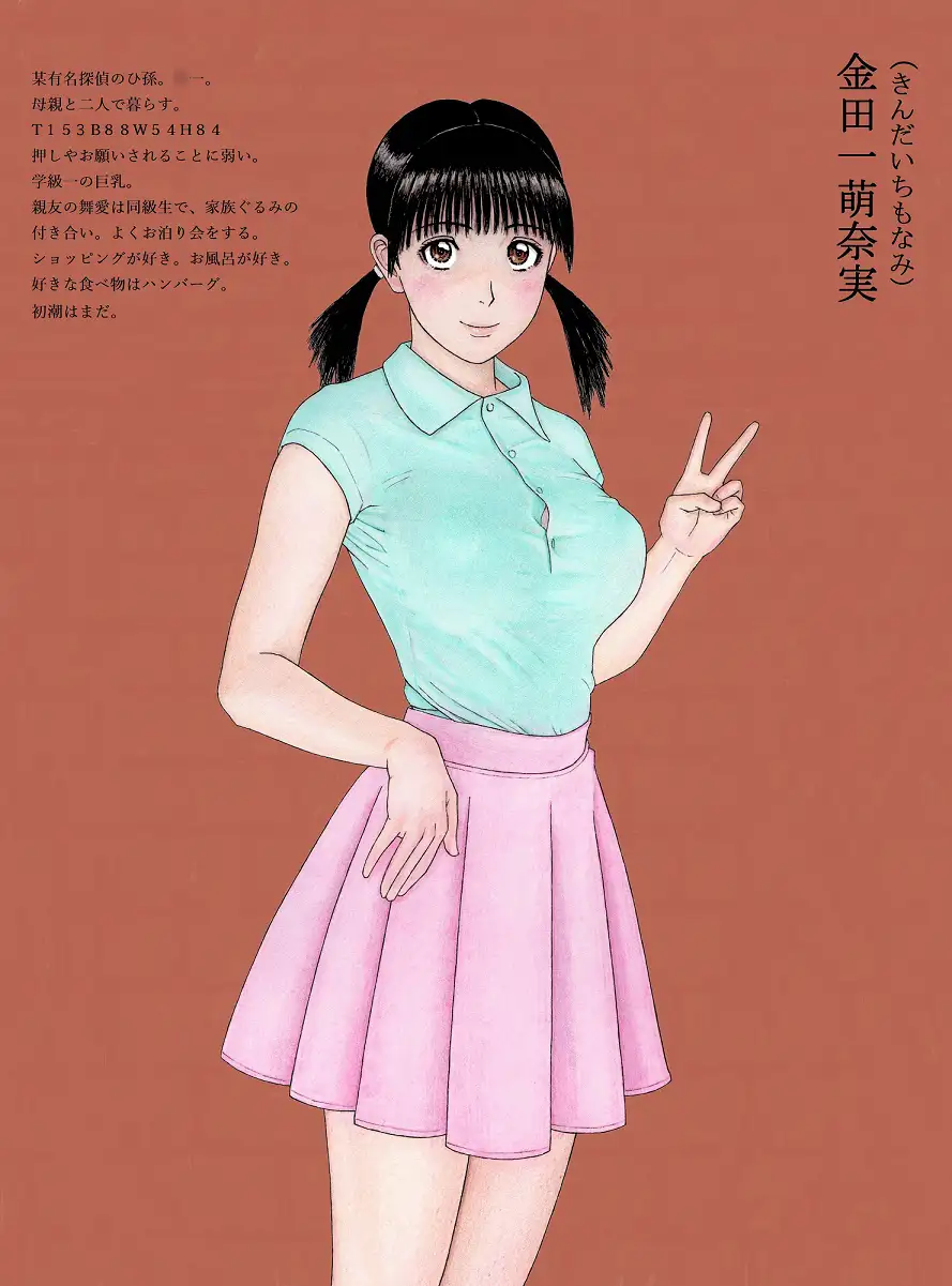はじめまして!金田一もなみです!親友のまいあとななせお姉ちゃんも一緒だよ! unicornis エロ画像2