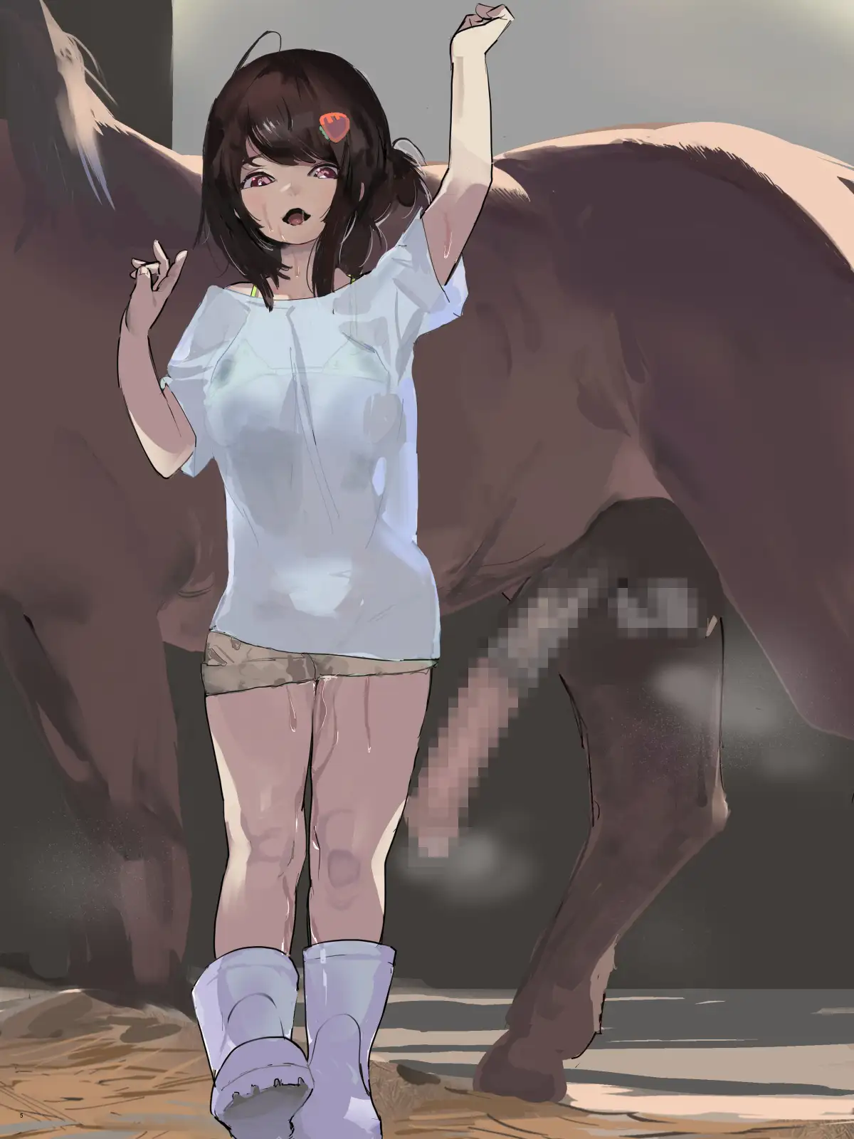 馬姦イラストまとめ 山山 エロ画像3