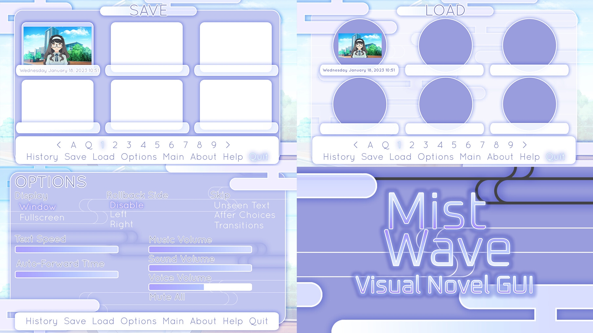 MistWave UI Graphics