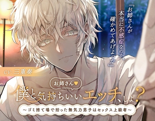 お姉さん。僕と気持ちいいエッチ、しよ?〜ゴミ捨て場で拾った無気力男子はセックス上級者〜