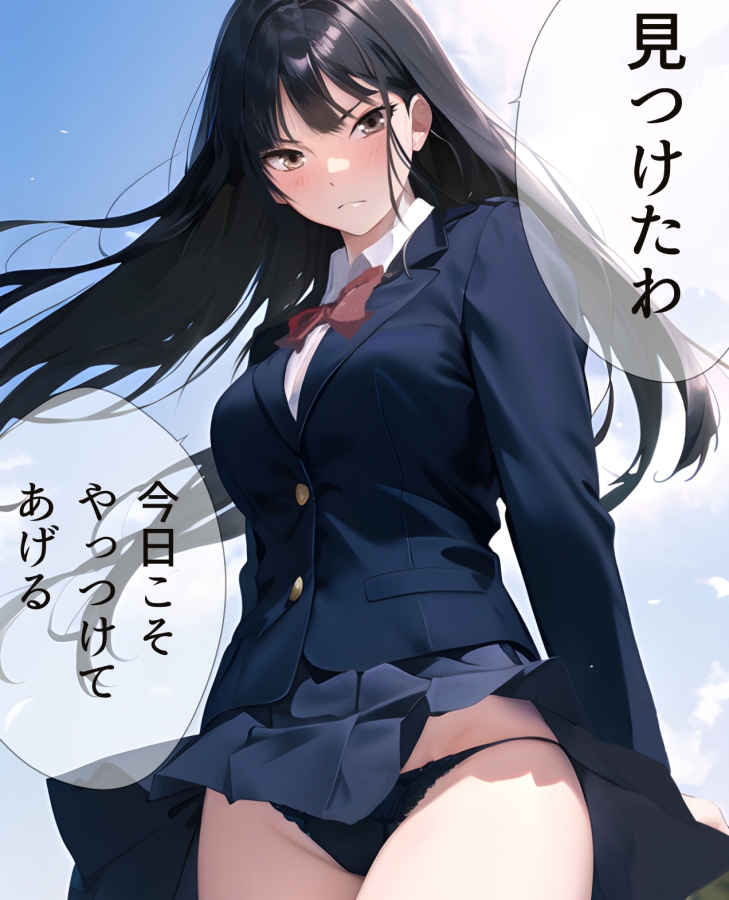 ローアングルお嬢様 越嶋伊織-2