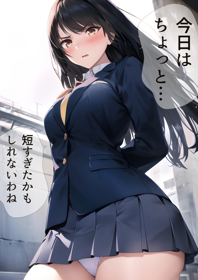 ローアングルお嬢様 越嶋伊織-10