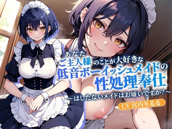 ご主人様(あなた)のことが大好きな低音ボーイッシュメイドの性処理奉仕~はしたないメイドはお嫌いですか?~【抱き枕推奨/ファンタジー/中出し】