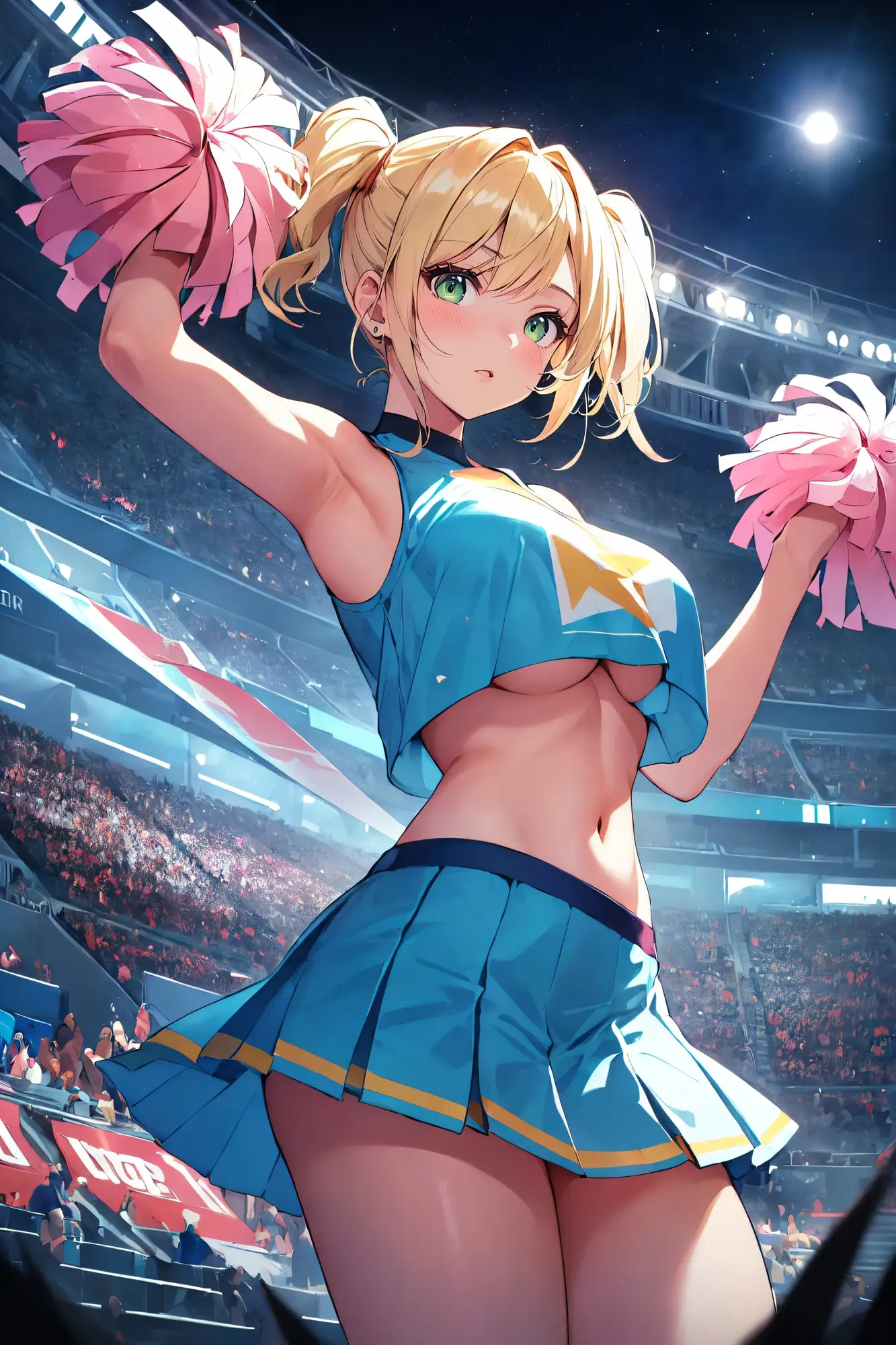 AIアイドル写真集 金代鈴華(スズカ)チアガール サンプル画像 2