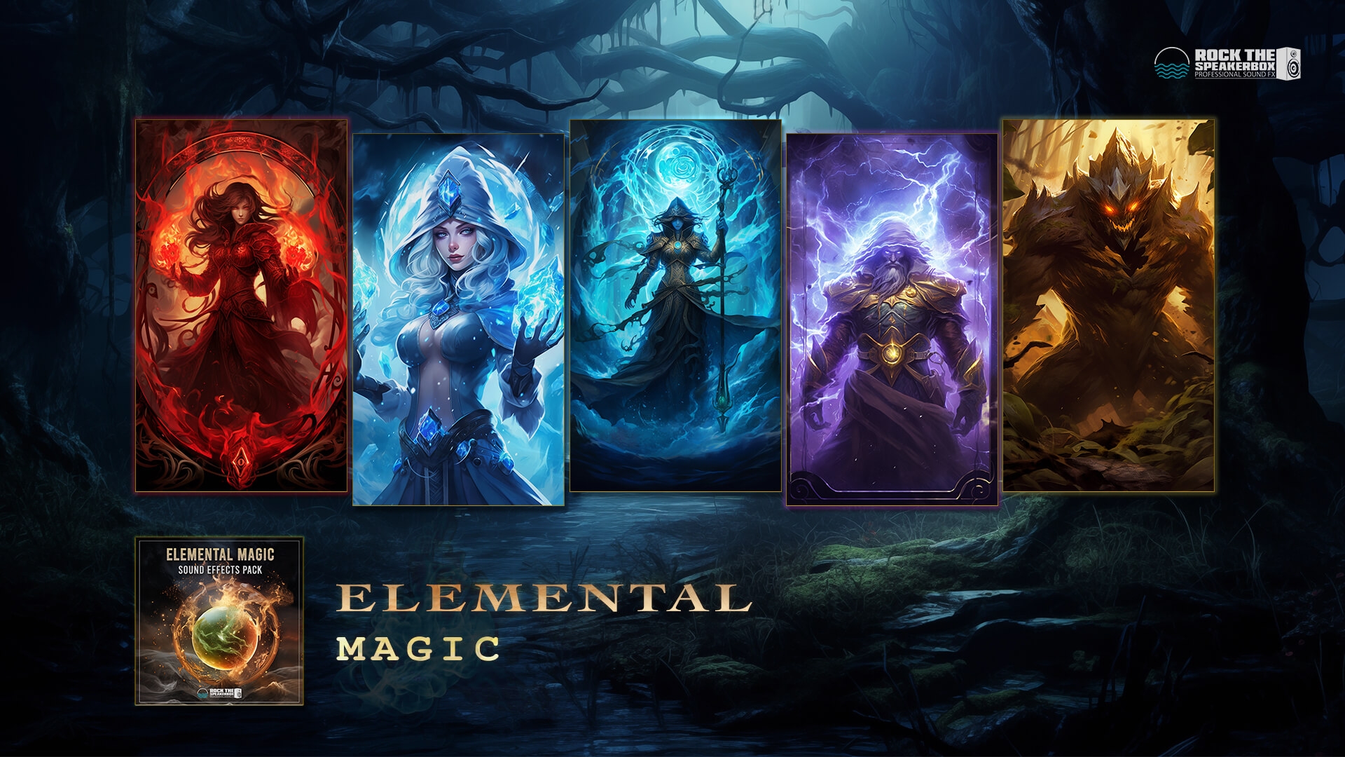【効果音素材】Elemental Magic Sound Effects Pack