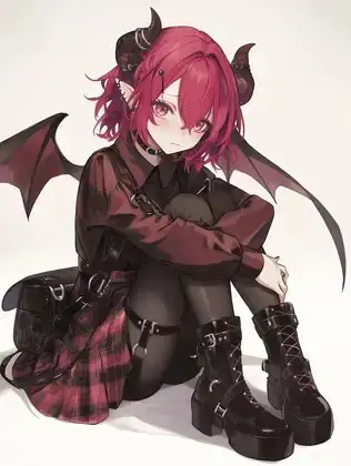 おどおどサキュバスのストッキング足コキと顔踏み