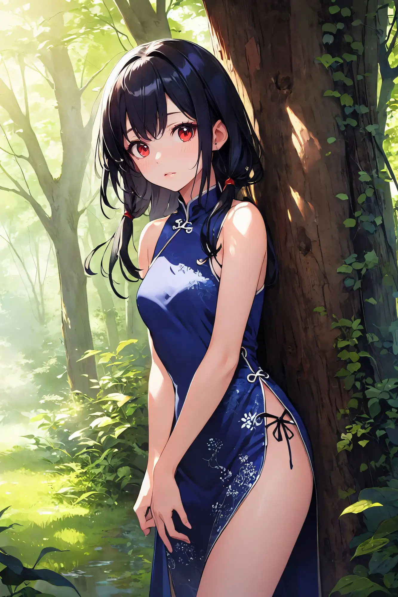 AIアイドル写真集黒木朱音(アカネ)民族衣装 サンプル画像 2