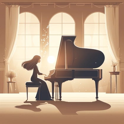 【ピアノBGM】シンプルなピアノの音楽!4:21長編(著作権フリー) [AI MUSIC]