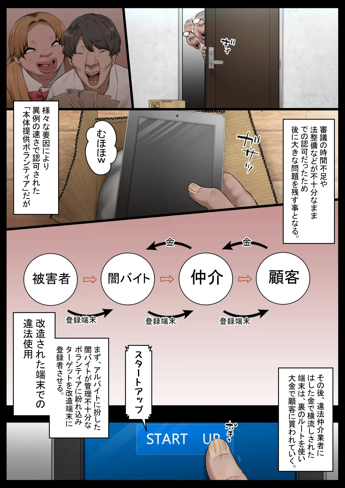 寝てる間は生オナホ 狭くて暗い エロ漫画2