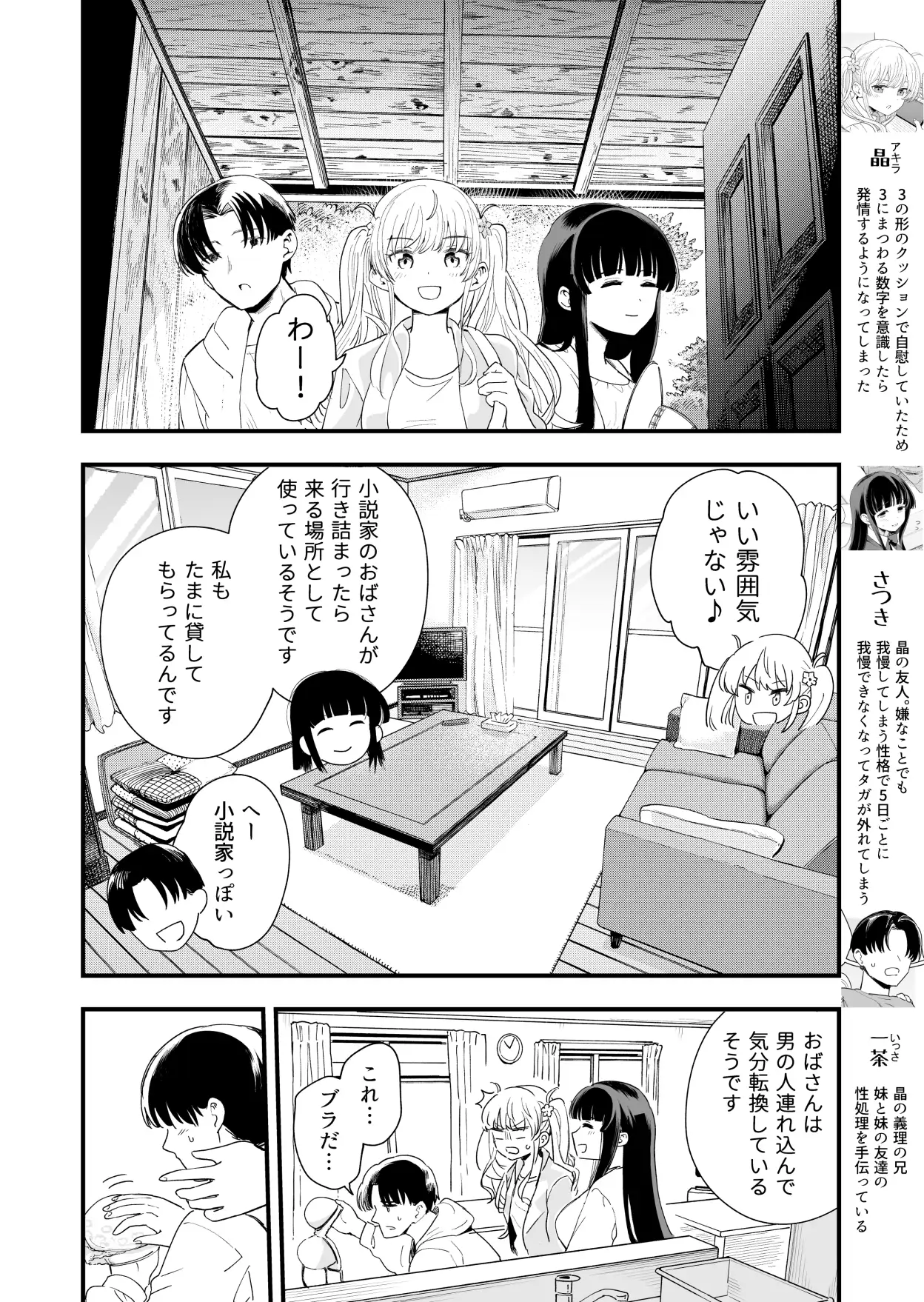 サセてくれる義妹と妹の友達との5月5日 サンプル画像 2