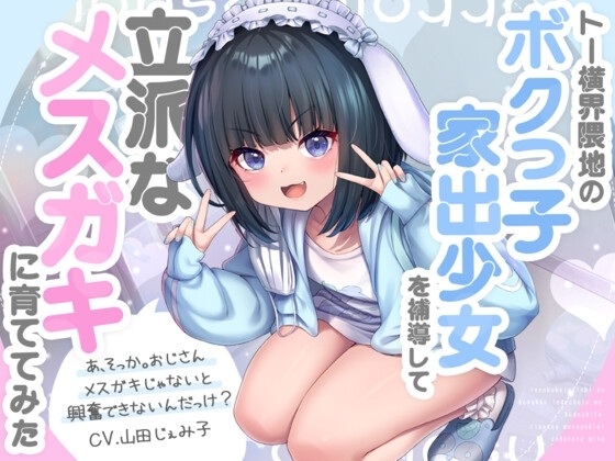 トー横界隈地のボクっ子家出少女を補導して立派なメ○ガキに育ててみた