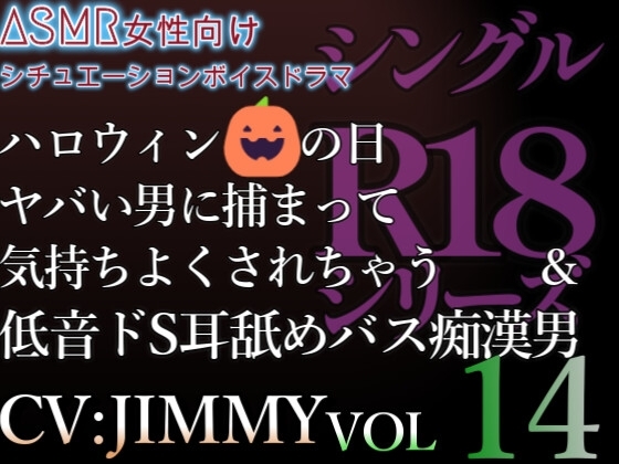VOL14 シングルR18シリーズ【CVJIMMY】 合計28分超え 超低音で危険なドS男からの痴漢&強制的性行為