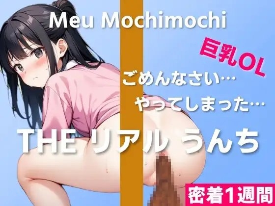 【可愛い巨乳OLのうんち実演】ごめんなさい…やってしまったかもしれない…~THE リアル うんち【餅々めぅ】密着1週間~