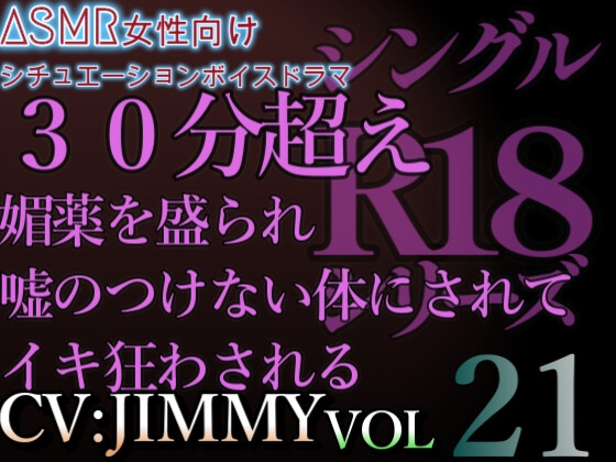 VOL21 超低音ドSイケボのASMR【CVJIMMY】R18 キスしてたら余計我慢できなくなってきた。君の膣(なか)、えっちな液でびちゃびちゃ。俺で満たしてあげる。