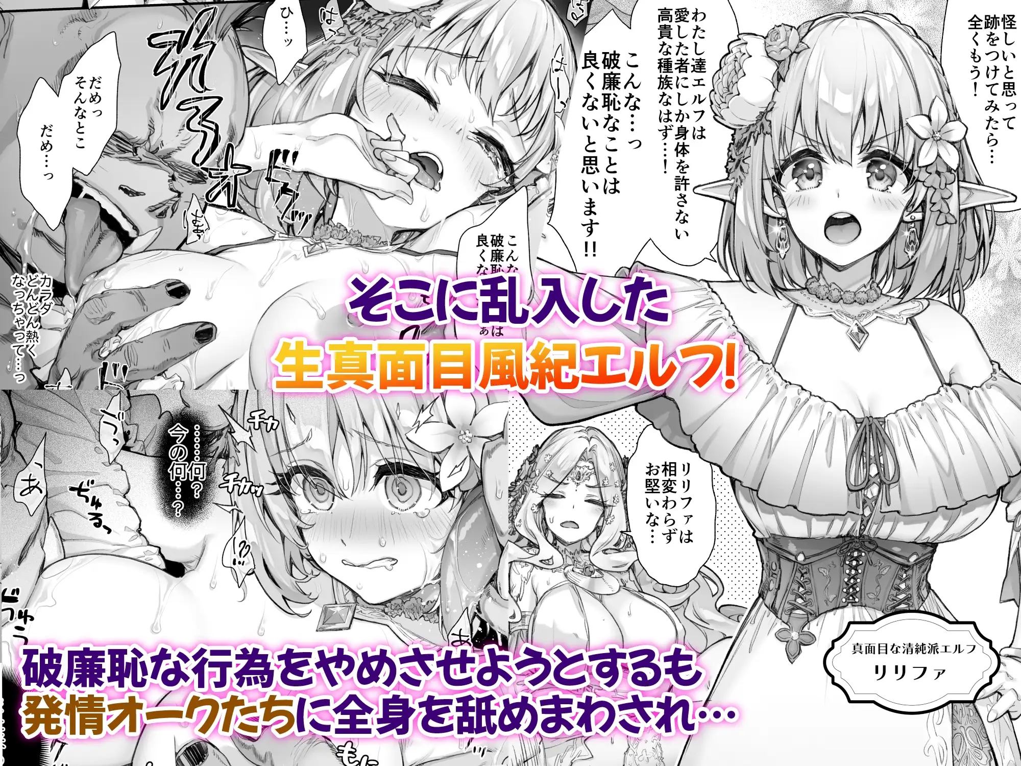 【繁体中文版】とびだせ!淫らなエルフの宴
