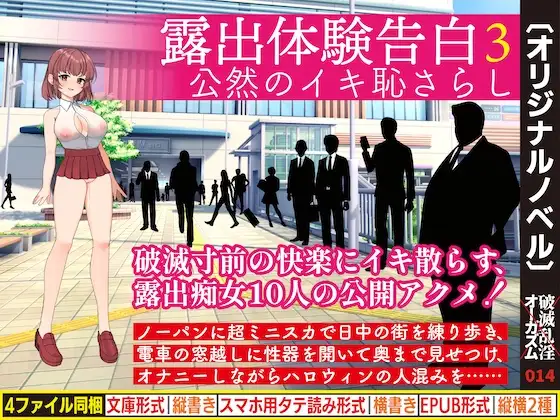 露出体験告白3 公然のイキ恥さらし ジャケット画像