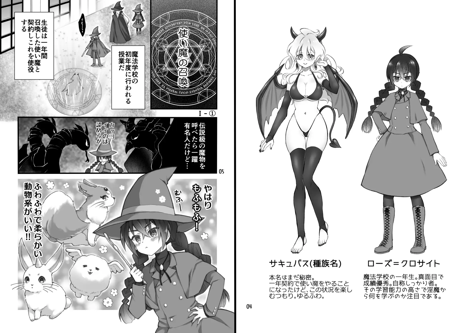 召喚魔はふたなりサキュバスでした。I 沙 エロ漫画2