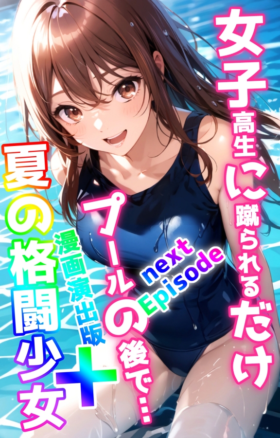 女子高生に蹴られるだけnext Episode プールの後で… 漫画演出版+夏の格闘少女-2