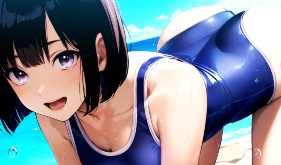 女子高生に蹴られるだけnext Episode プールの後で… 漫画演出版+夏の格闘少女-9