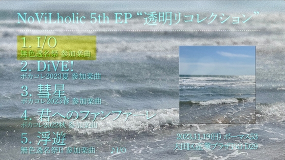 【初音ミク×ボカコレ,無色透名祭参加曲まとめ】透明リコレクション