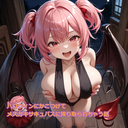 【5~10分でさっくり抜けるシリーズ】ハロウィンにかこつけて メスガキサキュバスに搾り取られちゃう話