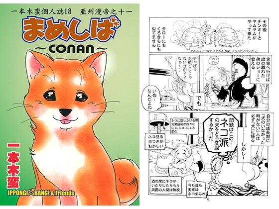 一本木蛮個人誌18・亜州漫帝之十一　まめしば～conan～ [キャンパス日記家]