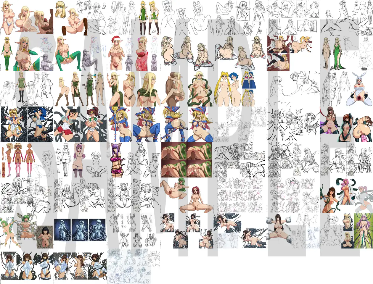 リンドウアキラのお絵描きまとめ2 さーくるりんどー エロ画像2