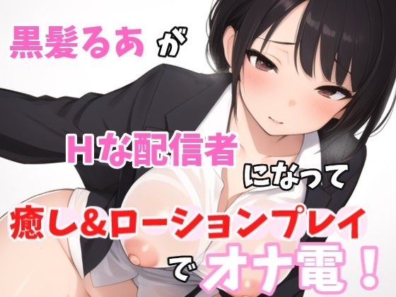【実録オナニー】激カワボ!癒しボイス!「他のリスナーには内緒だよ?約束守れる人~?」黒髪るあ!がHな配信者になってリスナーと、癒し&ローションプレイでオナ電!