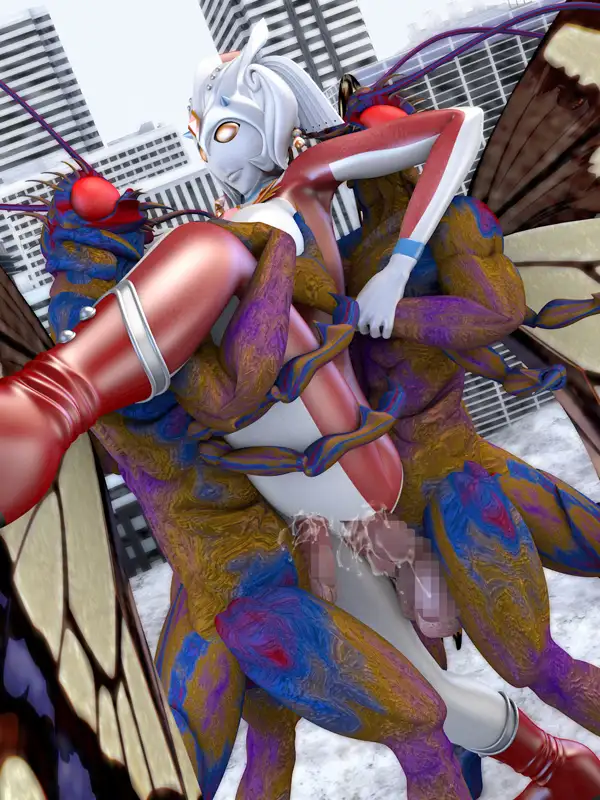 ブレイブママンVSテフテフ星人 SUPER-PIPELINE(四次元少女ネオス) エロ画像5