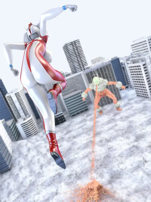 ブレイブママンVSメロンメロン星人のメロメロ媚薬ジュース SUPER-PIPELINE(四次元少女ネオス) エロ画像4