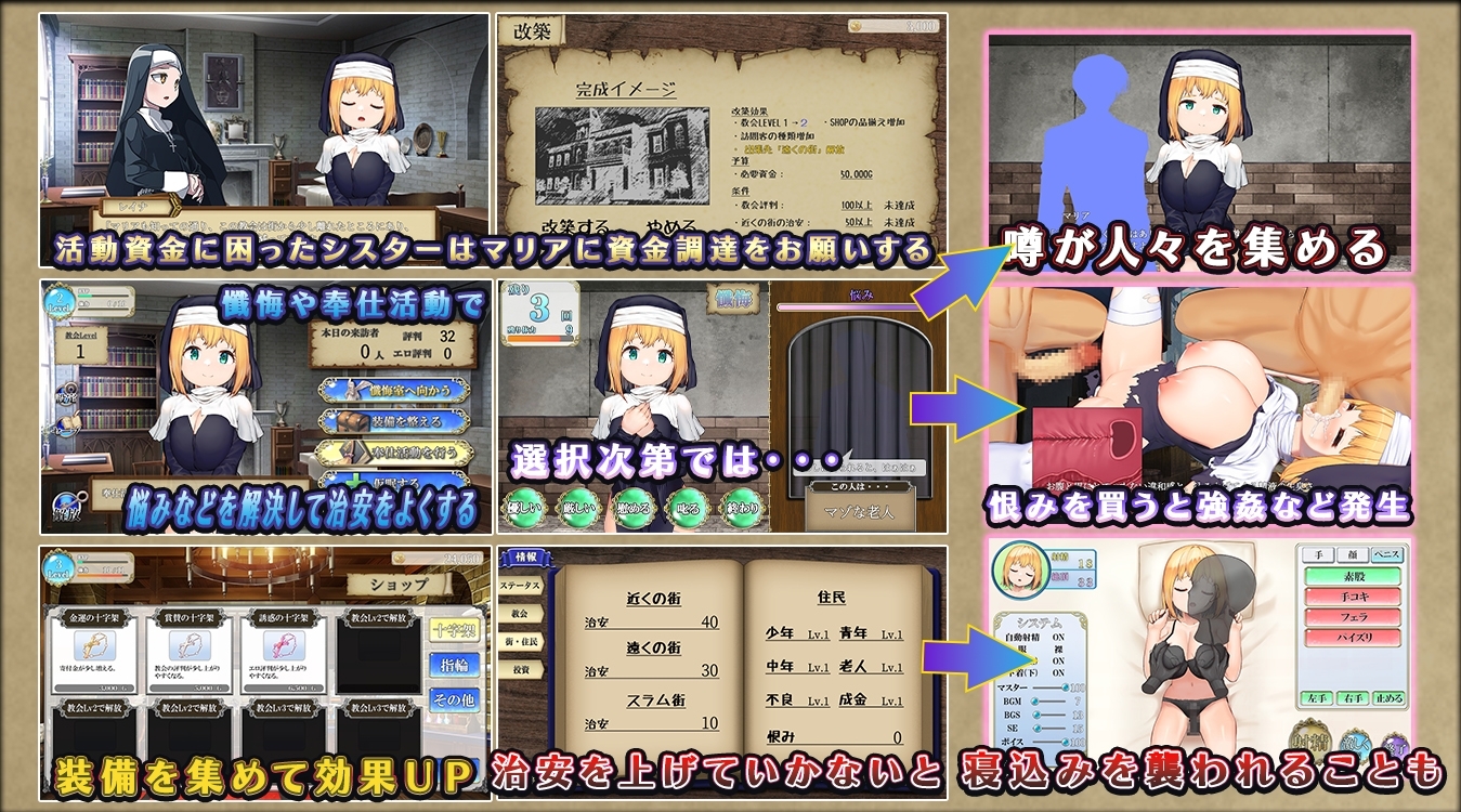 【スマホ版】あなたの街のご奉仕○リ巨乳シスター【DL Play Box版】 画像1