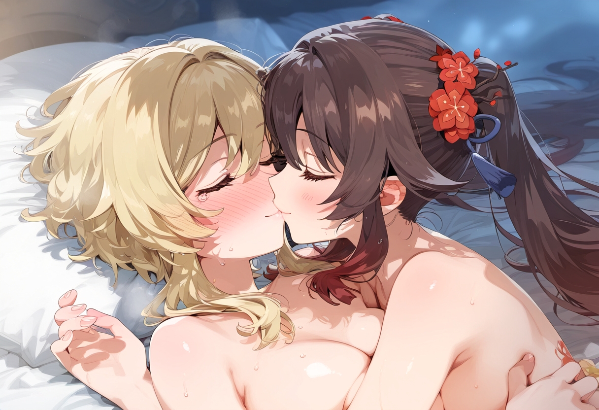 原◯ 蛍&胡桃 高解像度百合イラスト集 画像10