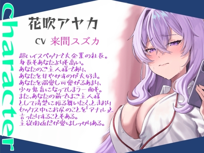 超ハイスペふたなりご主人様の愛されペットになりました〜ご主人様の出張中は通話しながら、 玩具指示でアナニーと甘々言葉責め…帰宅後はもちろんいちゃらぶセックス 画像1
