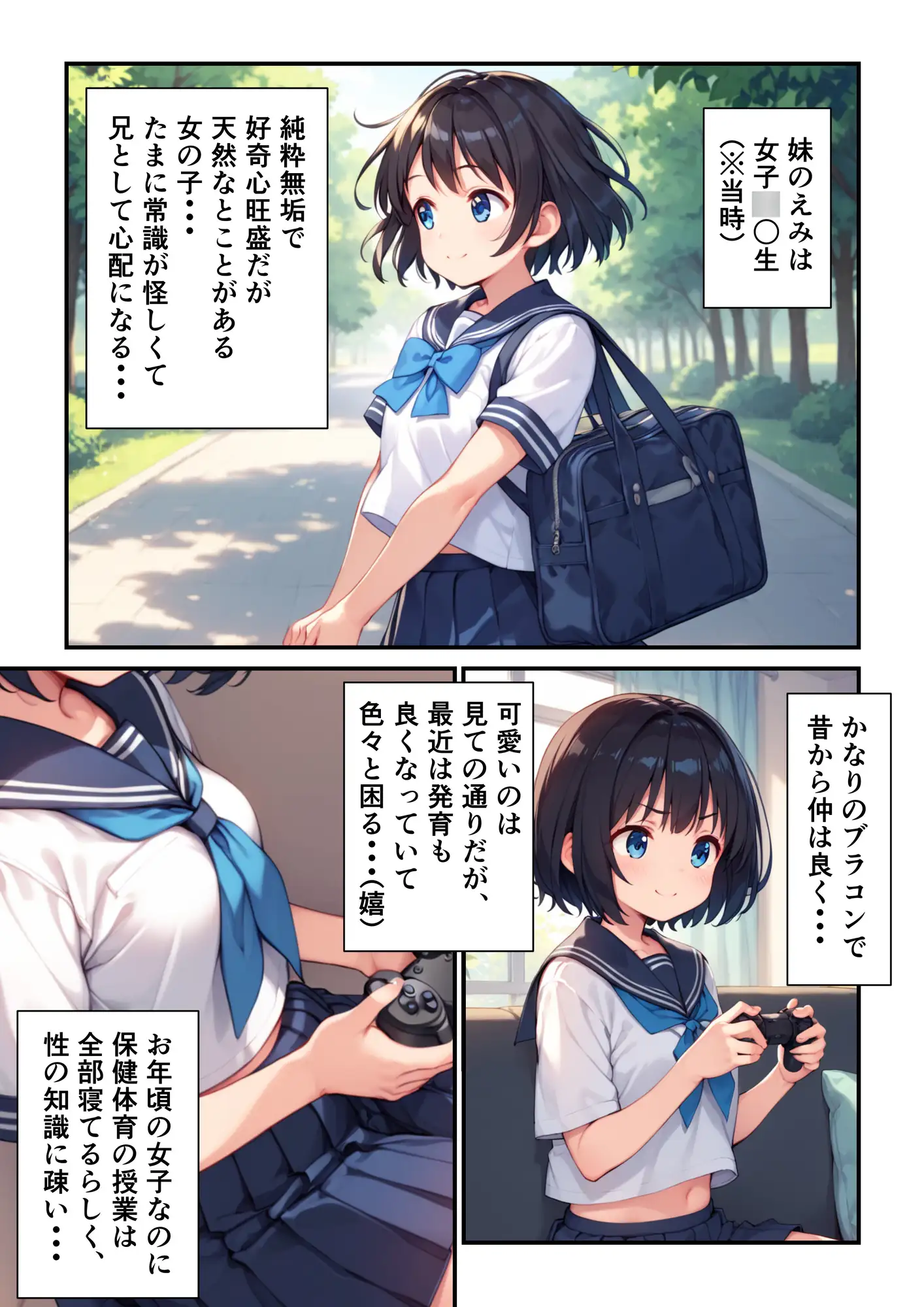 妹は言いなり初体験～純粋な妹に中出し受け入れ性教育～ 画像2