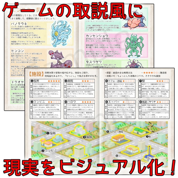 現実世界をレトロゲームの取扱説明書にした本