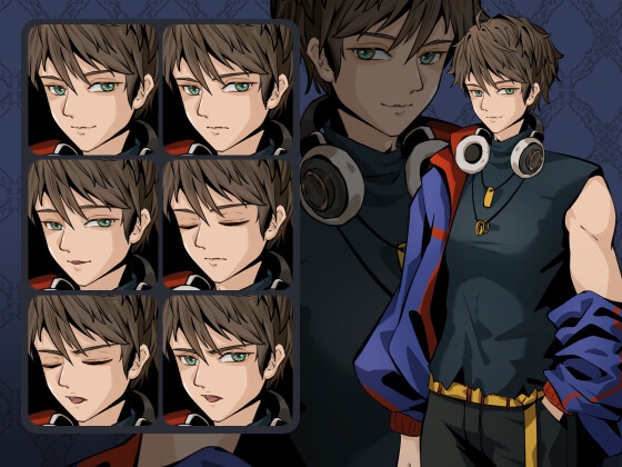 現代男子立ち絵 [猫滚滚工作室]