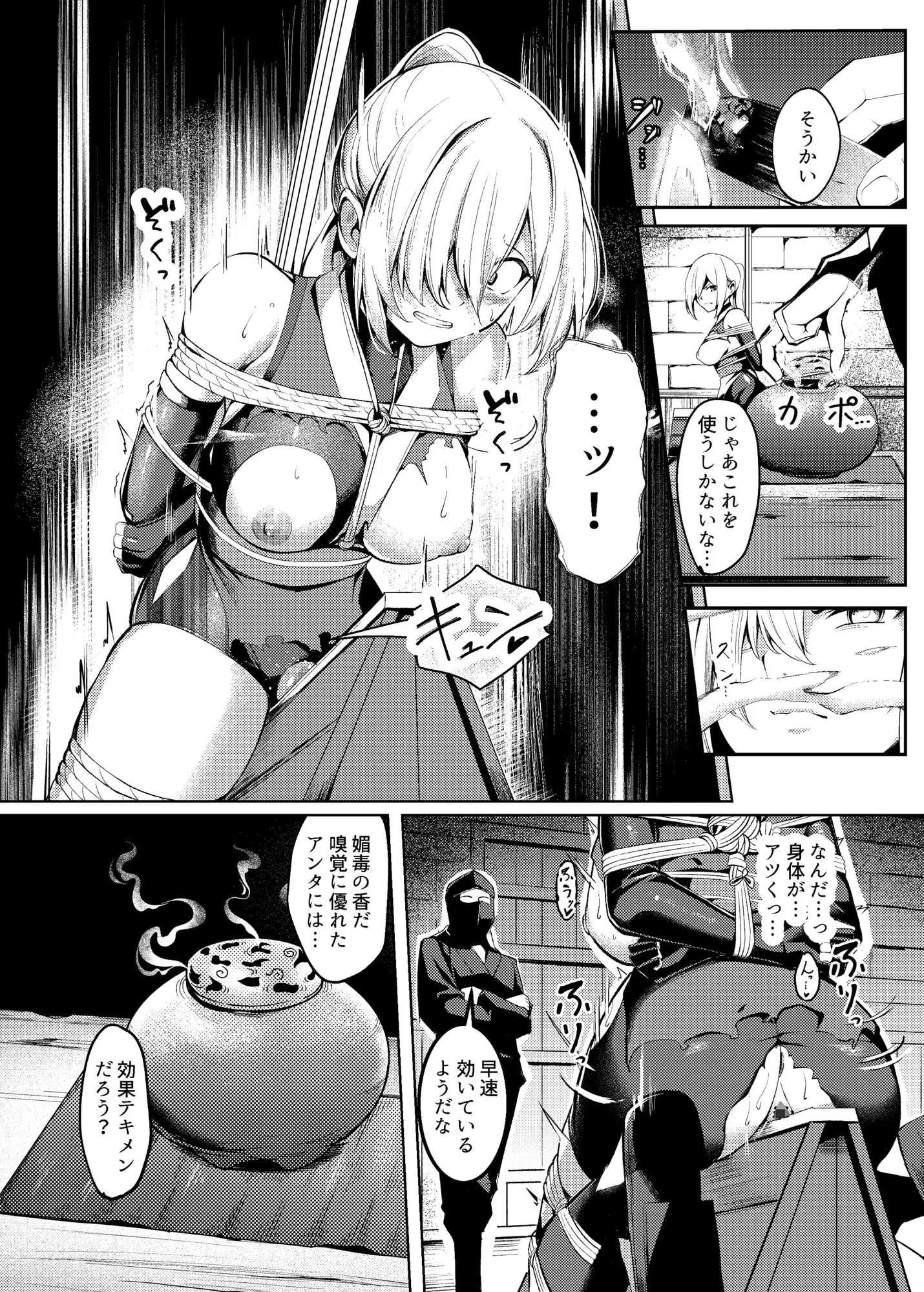 調教淫録～くノ一棗の受難～ サンプル画像 9