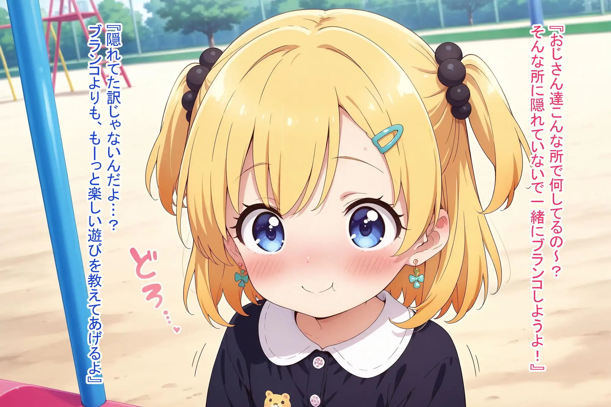 サンプル画像|子〇達との秘密の公園♪