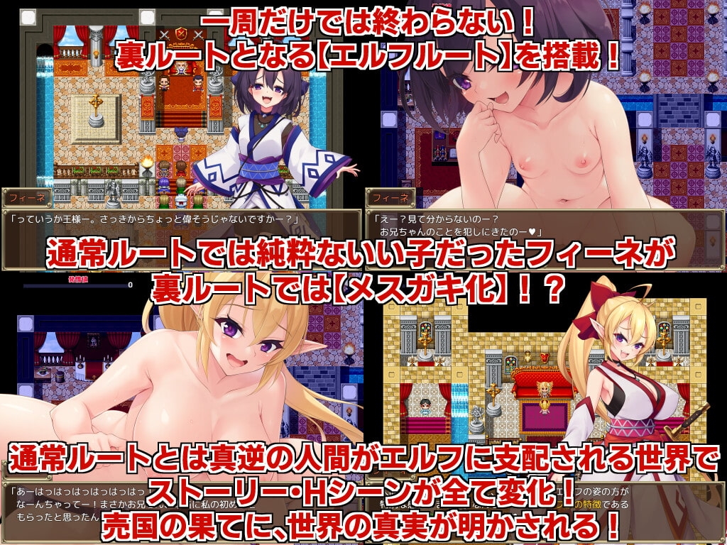 【スマホ版】エルフの奴○御子フィーネ~なぜ彼女は自国を売国したのか?~【DL Play Box版】 画像5