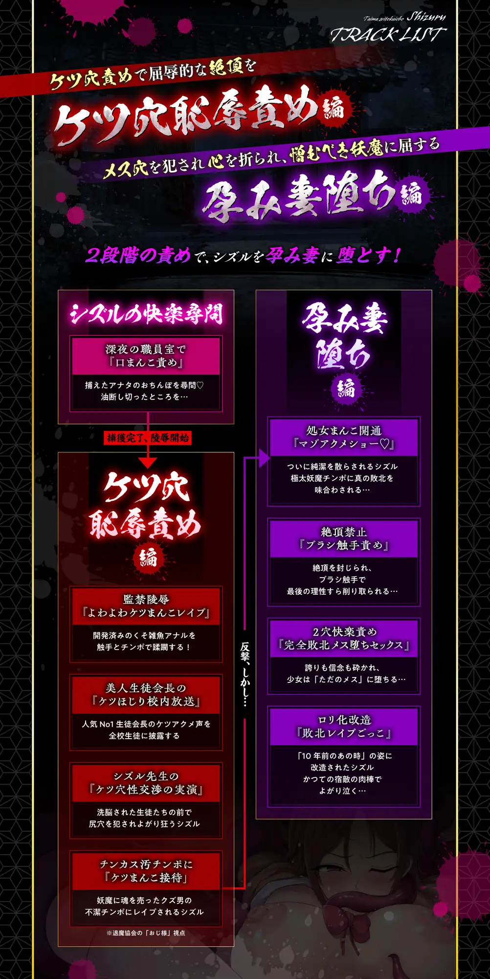 ⚠️敗北メス堕ち特化⚠️ 退魔生徒会長 シズル ~妖魔の孕み妻に堕ちる天才~ ✅2大イラスト特典付き✅ 一事が万事 エロ画像8