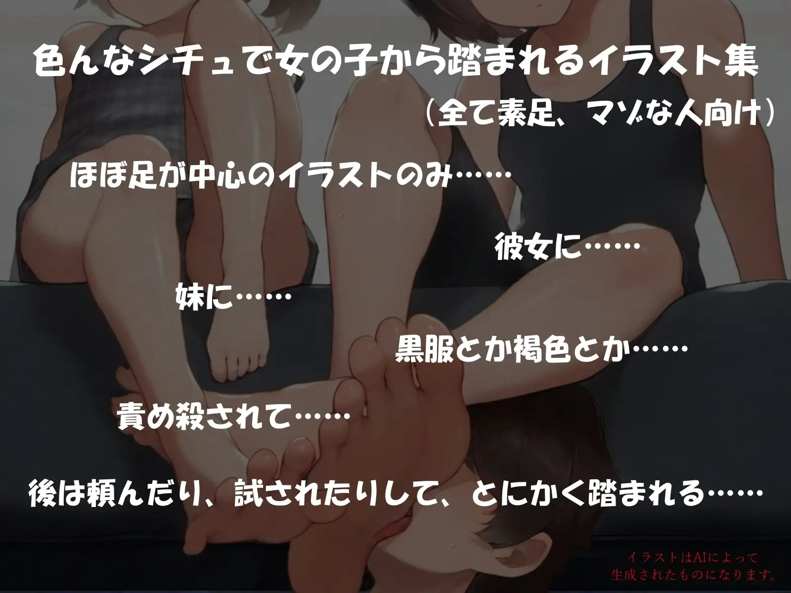 素足で踏まれる… サンプル5