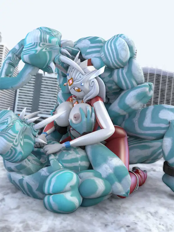ブレイブママンVSロクロネック星人 SUPER-PIPELINE(四次元少女ネオス) エロ画像4