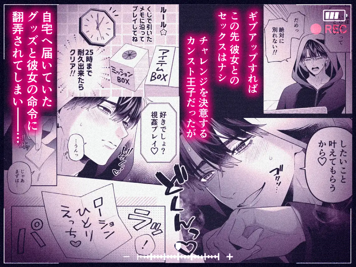 カンスト王子のドM××生配信♡ −恥辱•耐久− 伊達巻レデヰ エロ漫画6