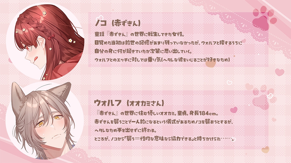 オオカミなんか怖くない! 転生赤ずきんと気弱なオオカミ