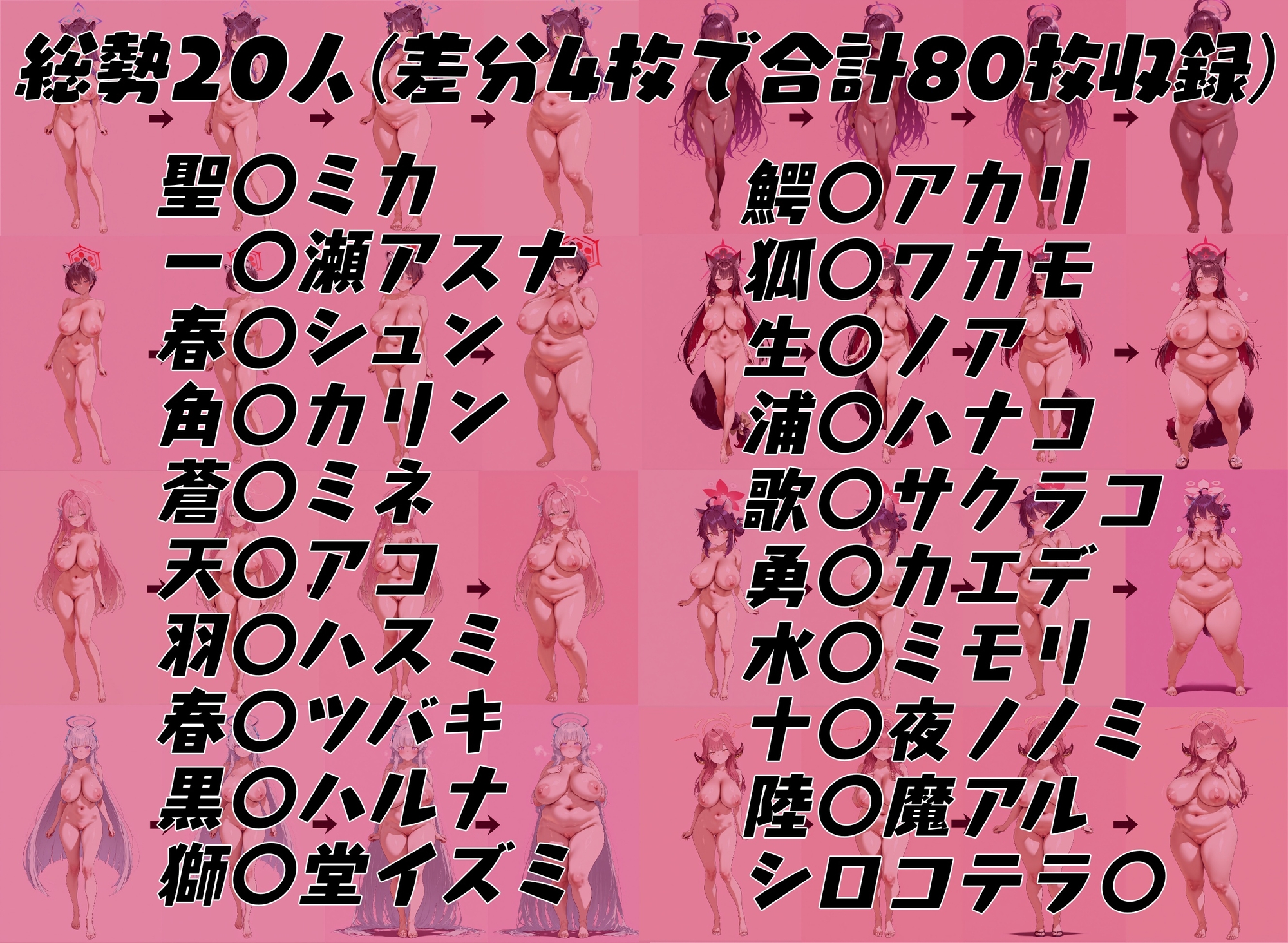 キヴォトス肥満化まとめ 画像7