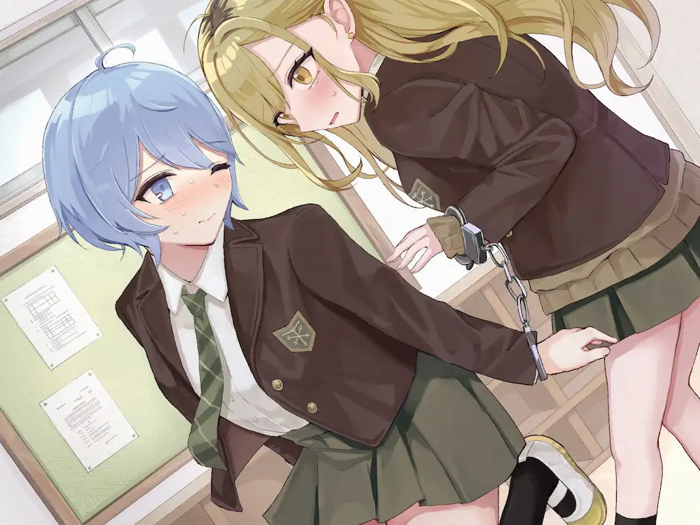 菜々と冬華の手錠が外れなくて… 〜ADV式音声作品〜 お漏らしふぇち部 エロ画像2